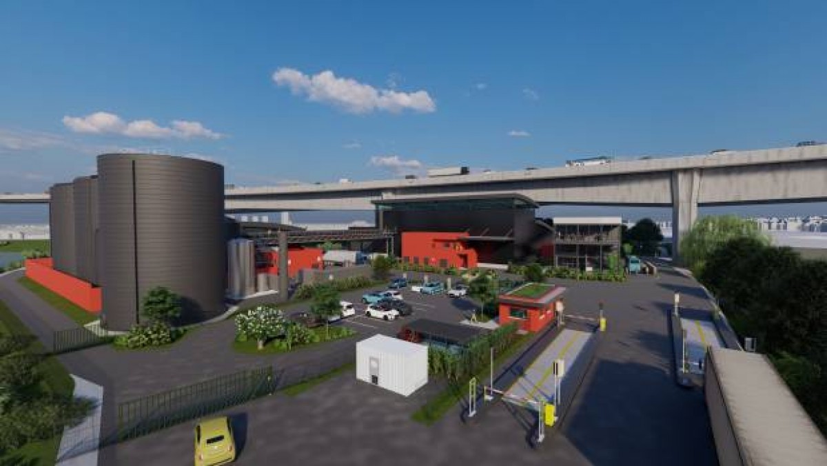 La future unité de biométhanisation de Gennevilliers traitera 50000 tonnes de déchets alimentaires par an
